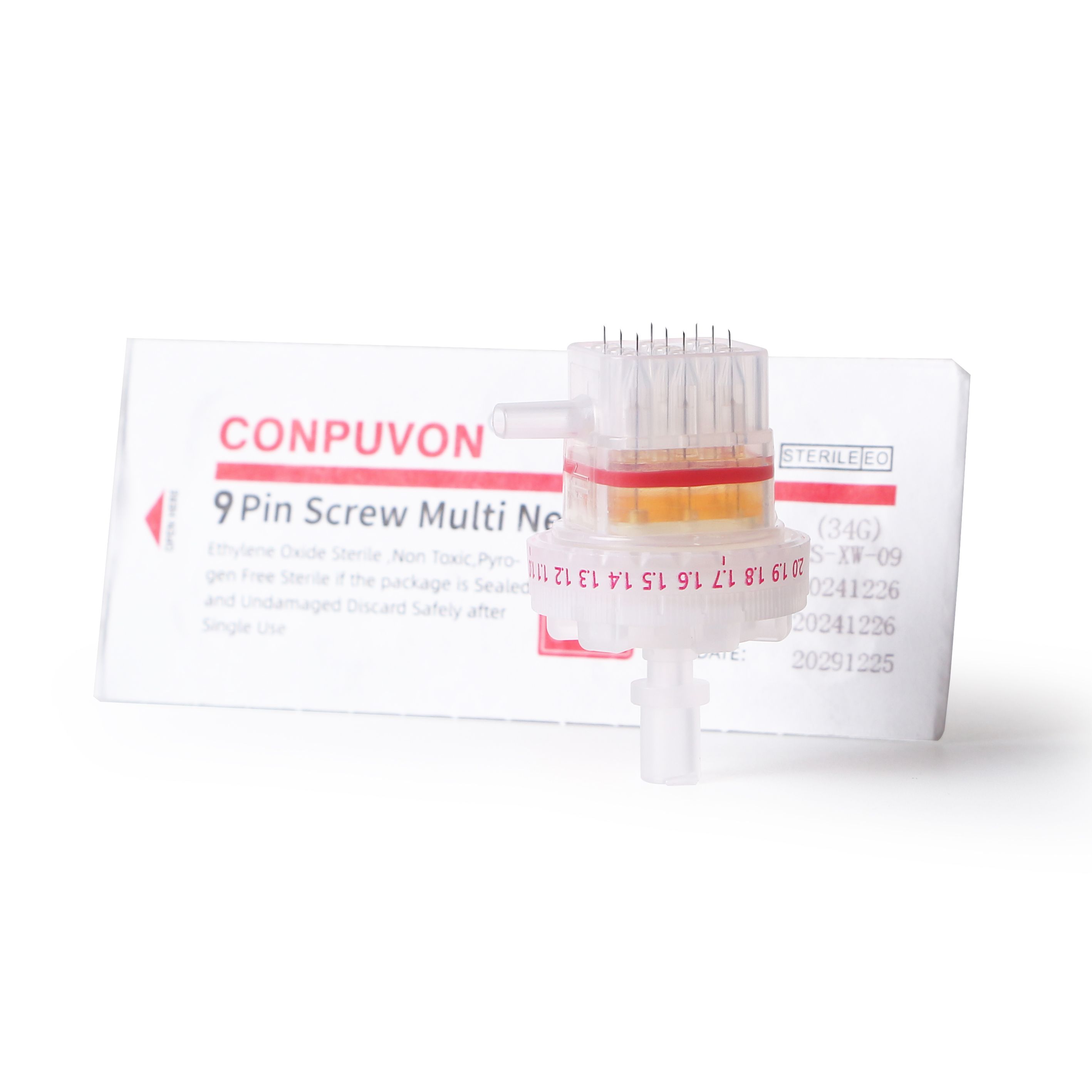 CONPUVON 34G 9 Pin Screw Multi Needle CONPUVON 34G 9 Pin Screw Multi Needle